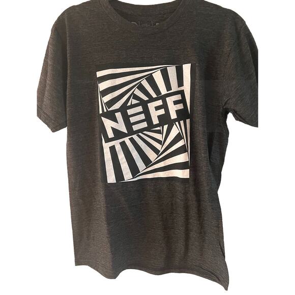 Neff Basic Crew Neck Short Sleeve T-Shirt Size Small Hypnotic Gray - Picture 1 of 4